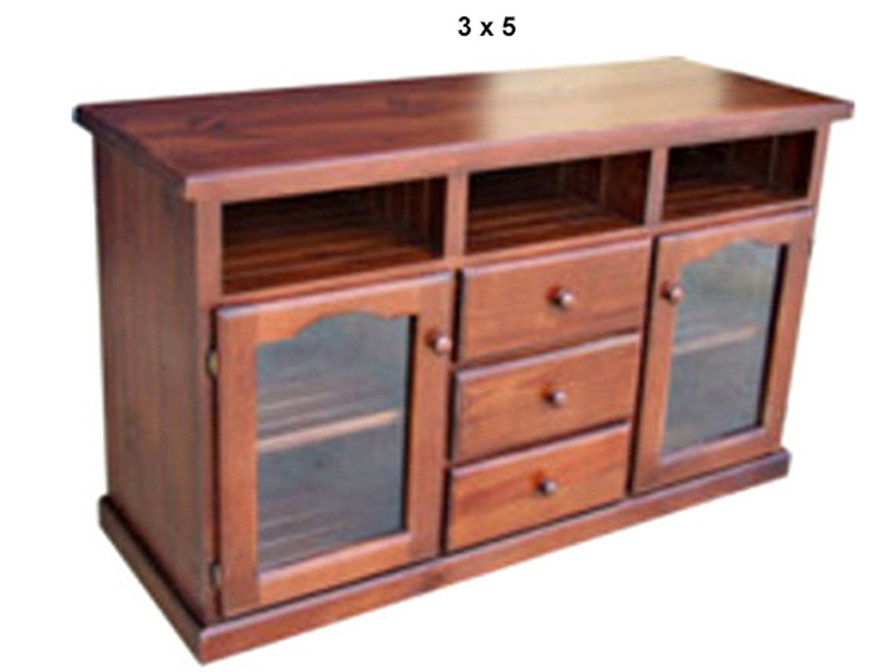 ARNCLIFF (AUSSIE MADE) TV LOWLINE UNIT WITH 2 DOORS / 3 DRAWERS COLLECTION - ASSORTED STAINED COLOURS - STARTING FROM $899