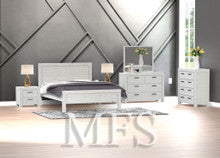 KING BROOKS (CUSTOM MADE) BED - ASSORTED COLOURS