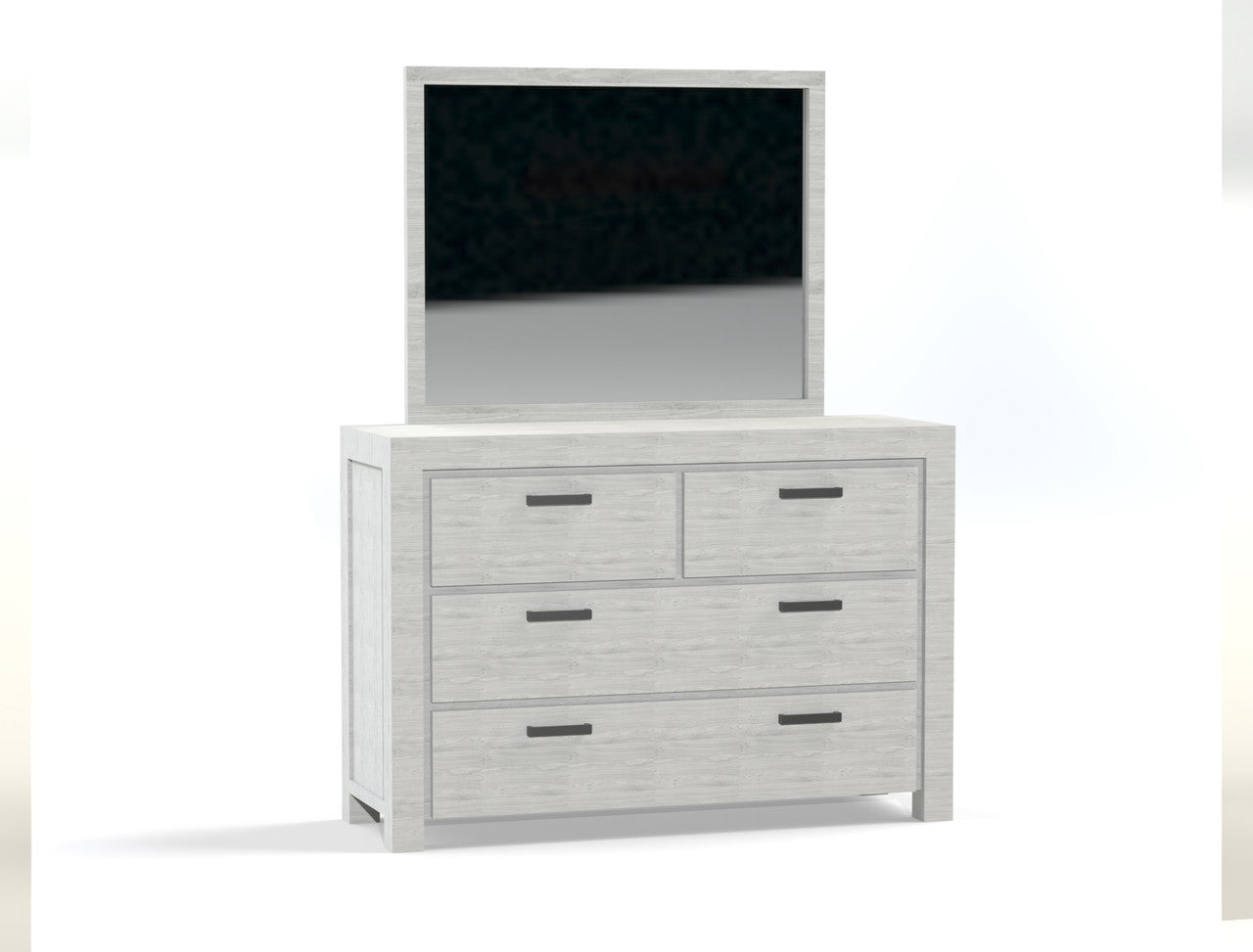 DOUBLE OR QUEEN BROOKS (CUSTOM MADE) 5 PIECE (DRESSER) BEDROOM SUITE - ASSORTED COLOURS