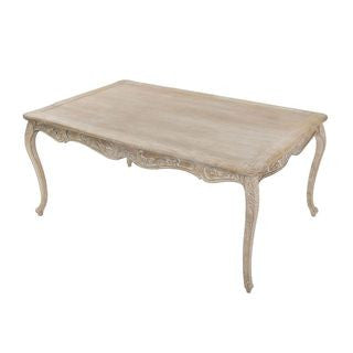 BICHIR DINING TABLE 2200(L) X 1100(W) - WHITE WASHED