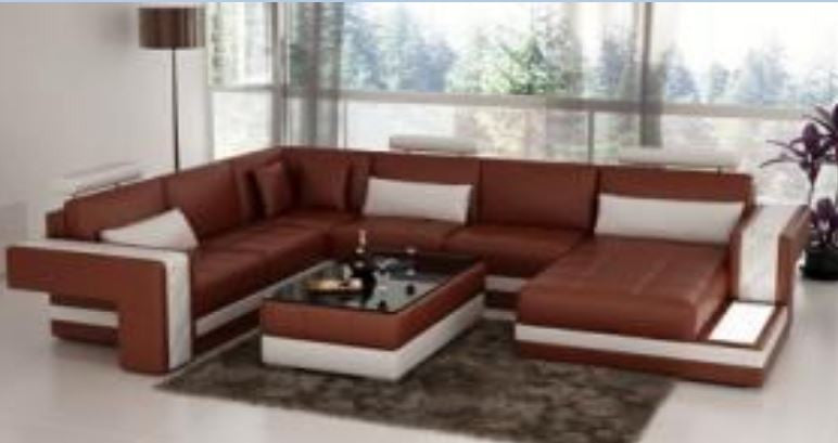 HEBRON CHAISE LOUNGE( MODEL-G1117) IN BONDED LEATHER + PVC - CHOICE OF LEATHER AND ASSORTED COLOURS AVAILABLE