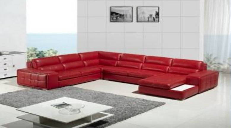 DOBALLE LEATHER CHAISE LOUNGE (MODEL- G1078) - CHOICE OF LEATHER AND ASSORTED COLOURS AVAILABLE
