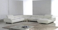 ADC LEATHER CHAISE LOUNGE (MODEL- G1079) - CHOICE OF LEATHER AND ASSORTED COLOURS AVAILABLE