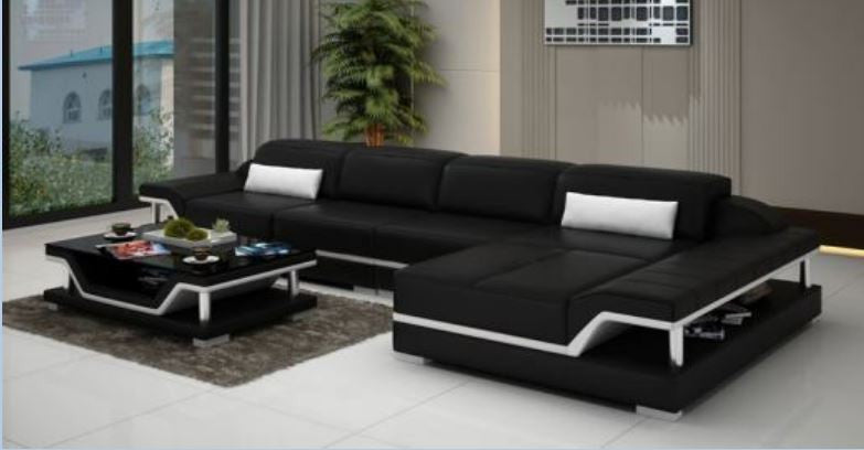SARA BONDED LEATHER CHAISE LOUNGE ( MODEL-G1110C) - CHOICE OF LEATHER AND ASSORTED COLOURS AVAILABLE