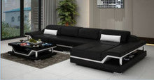 SARA BONDED LEATHER CHAISE LOUNGE ( MODEL-G1110C) - CHOICE OF LEATHER AND ASSORTED COLOURS AVAILABLE