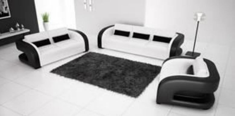 ZIPH 3S + 2S +1S LEATHER LOUNGE SUITE (MODEL- G5007) - CHOICE OF LEATHER AND ASSORTED COLOURS AVAILABLE