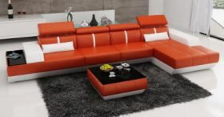 ZIMA LEATHER CHAISE LOUNGE (MODEL- G1086B) - CHOICE OF LEATHER AND ASSORTED COLOURS AVAILABLE