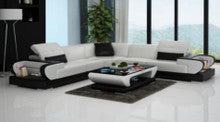 ZITTOMA BONDED LEATHER CORNER LOUNGE ( MODEL-G1106B) - CHOICE OF LEATHER AND ASSORTED COLOURS AVAILABLE