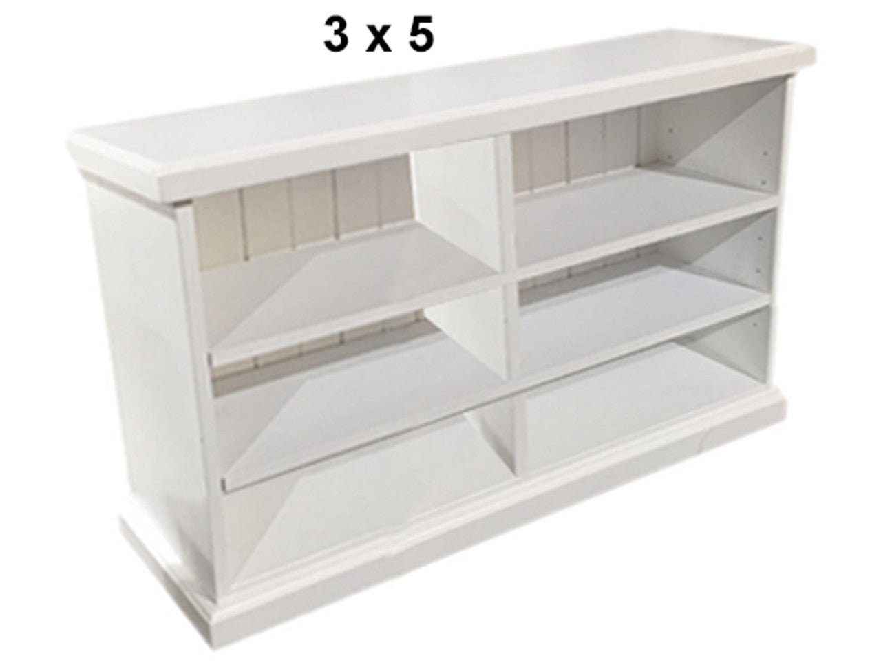 ALEXIA (AUSSIE MADE) LOWLINE BOOKCASE COLLECTION - ASSORTED PAINTED COLOURS - STARTING FROM $499