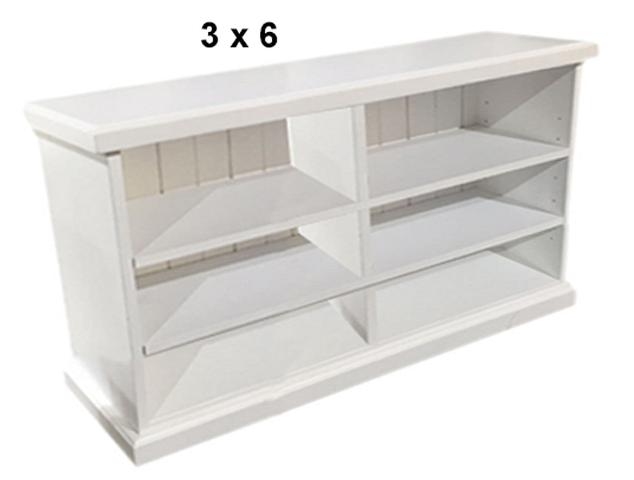 ALEXIA (AUSSIE MADE) LOWLINE BOOKCASE COLLECTION - ASSORTED PAINTED COLOURS - STARTING FROM $499