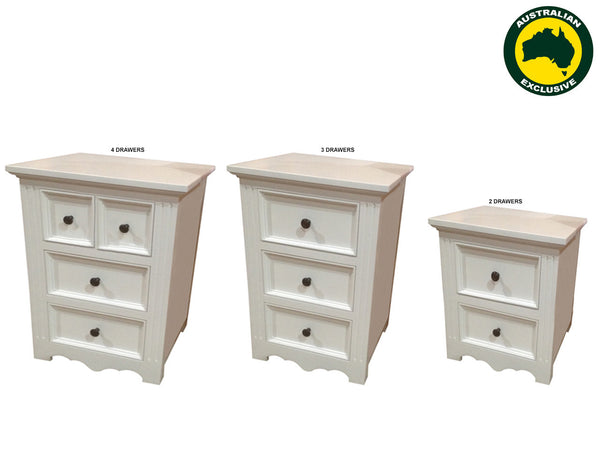 Harbour (AUSSIE MADE) BEDSIDE TABLE COLLECTION - ASSORTED PAINTED COLOURS