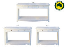 ANZAC / MOSMAN (AUSSIE MADE) HALL TABLE COLLECTION - ASSORTED PAINTED COLOURS - STARTING FROM $799