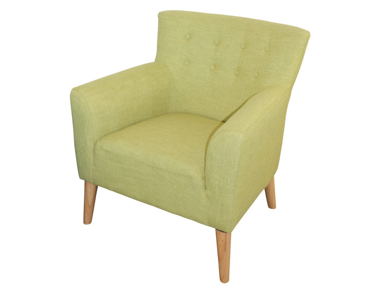 DARCY ACCENT FIESTA FABRIC UPHOLSTERED SOFA ARM CHAIR - ASSORTED COLOURS