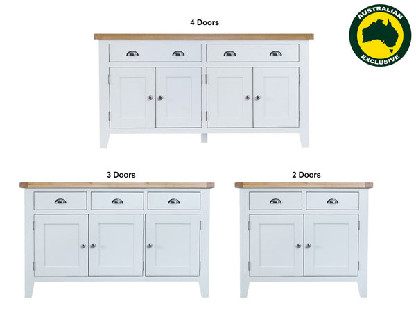 ARBETTA (AUSSIE MADE) BUFFET COLLECTION - ASSORTED PAINTED / STAINED COLOURS