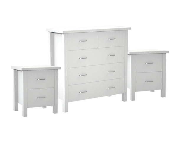 ALODIA (AUSSIE MADE) 3 PIECE (5 + 3 + 3) CHEST SET - ASSORTED COLOURS