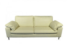 ASHLEY 3 SEATER SOFA - CREAM, CHOCOLATE OR BLACK