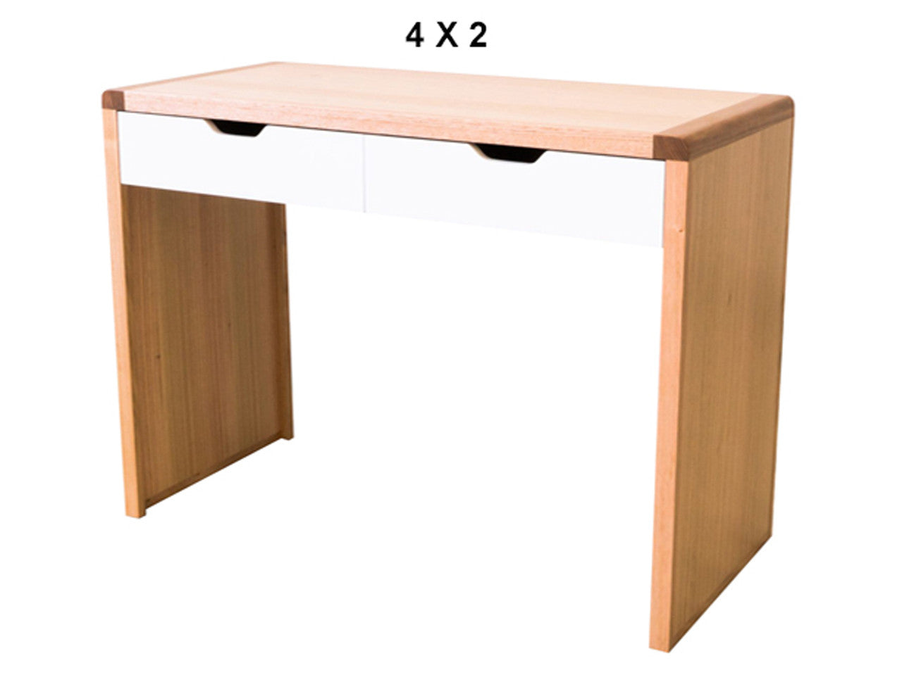 AVALON (AUSSIE MADE) 2 DRAWER DESK - TASSIE OAK COMBINATION - ASSORTED PAINTED COLOURS - STARTING FROM $799