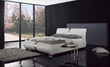 QUEEN ADAM LEATHERETTE BED (B005) - ASSORTED COLORS