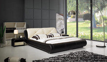 QUEEN FERGUSON LEATHERETTE BED (B007) - ASSORTED COLORS AVAILABLE