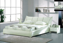 QUEEN MARIO LEATHERETTE BED (B008) - ASSORTED COLORS AVAILABLE
