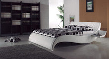 QUEEN JEROME LEATHERETTE BED (B014) - ASSORTED COLORS AVAILABLE