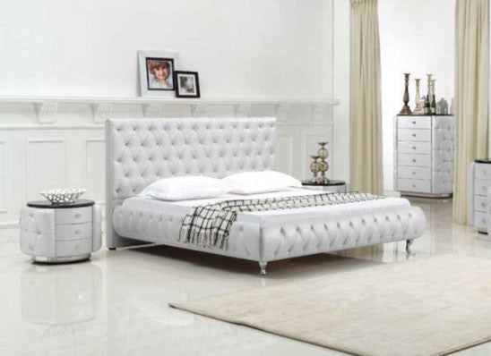QUEEN DIAMONDS BED (MODEL:B103#) - ASSORTED COLOURS