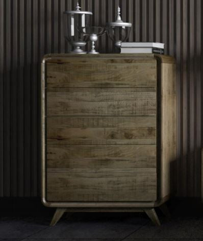 ALBERDINE TALLBOY CHEST - (MODEL-1-12-5-24-1-14-4-18-1) - NATURAL