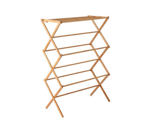 HARRIS BAMBOO CLOTHES DRYING RACK - NATURAL