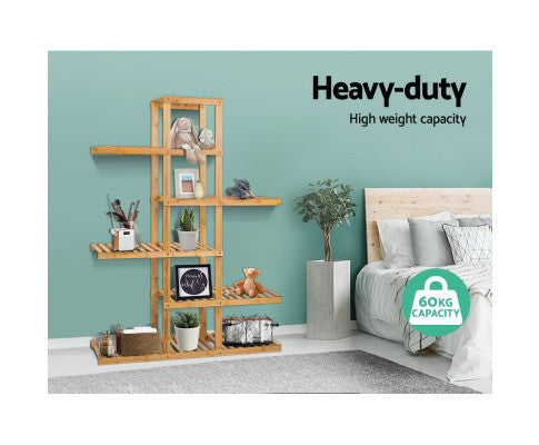 HARRIS 6-TIER BAMBOO PLANT STAND - NATURAL