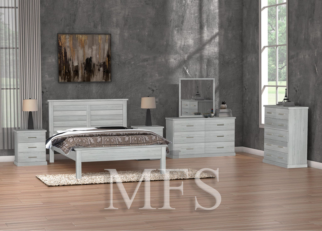 QUEEN BAYSIDE (ABY300) BED (AUSSIE MADE) - ASSORTED TIMBER COLOURS AVAILABLE