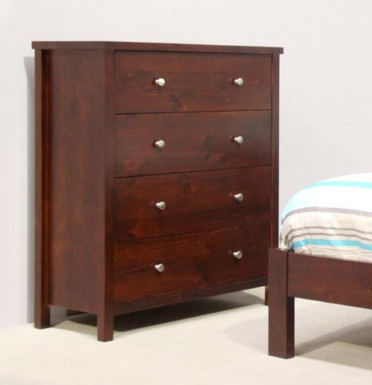 THERON 6 DRAWER TALLBOY CHEST - (MODEL:2-9-12-12-25) - AS PICTURED
