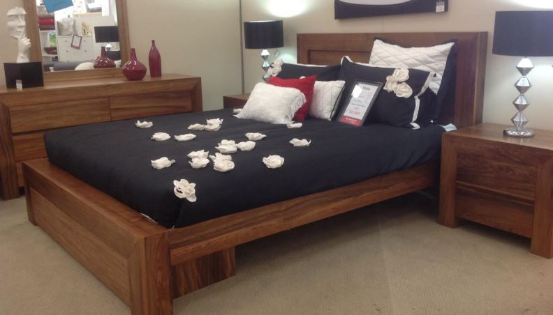 COBRIZA KING 4 PIECE TALLBOY BEDROOM SUITE - (MODEL:22-9-19-20-1-18-9-1)