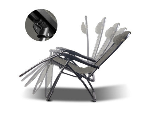 LIBRA OUTDOOR ADJUSTABLE RECLINER LOUNGE - BEIGE