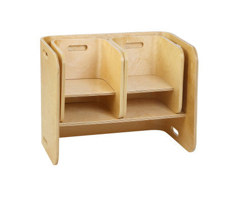 MARLON 3 PIECE KIDS TABLE & CHAIRS SET - NATURAL