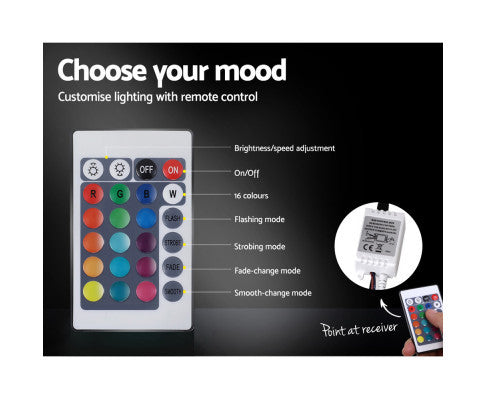 QUEEN RHEMALYN LEATHERETTE GAS LIFT BED - WHITE