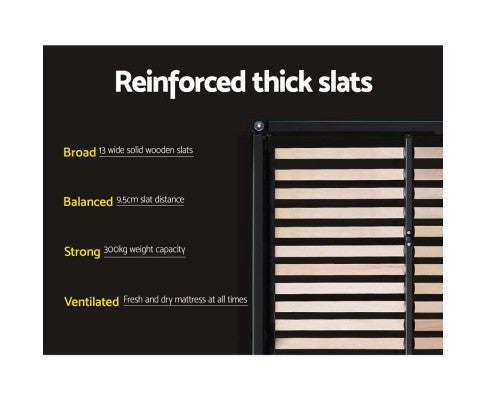 DOUBLE GENEKO GAS LIFT STORAGE FABRIC BED - CHARCOAL