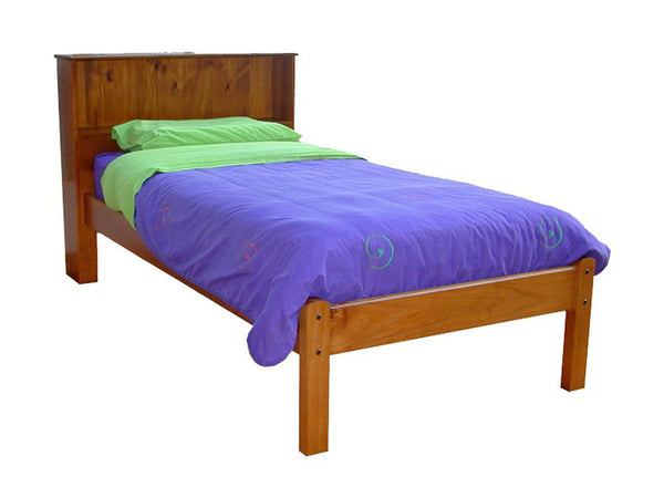 DOUBLE BOOKEND DELUXE (AUSSIE MADE) BED FRAME - ASSORTED COLOURS