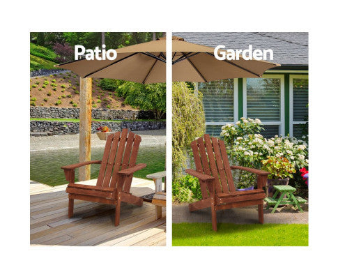 HADLEY OUTDOOR LOUNGE SETTING - BROWN
