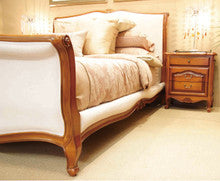 LOUIS (BE-211) QUEEN 5 PIECE DRESSER BEDROOM SUITE - CHERRY