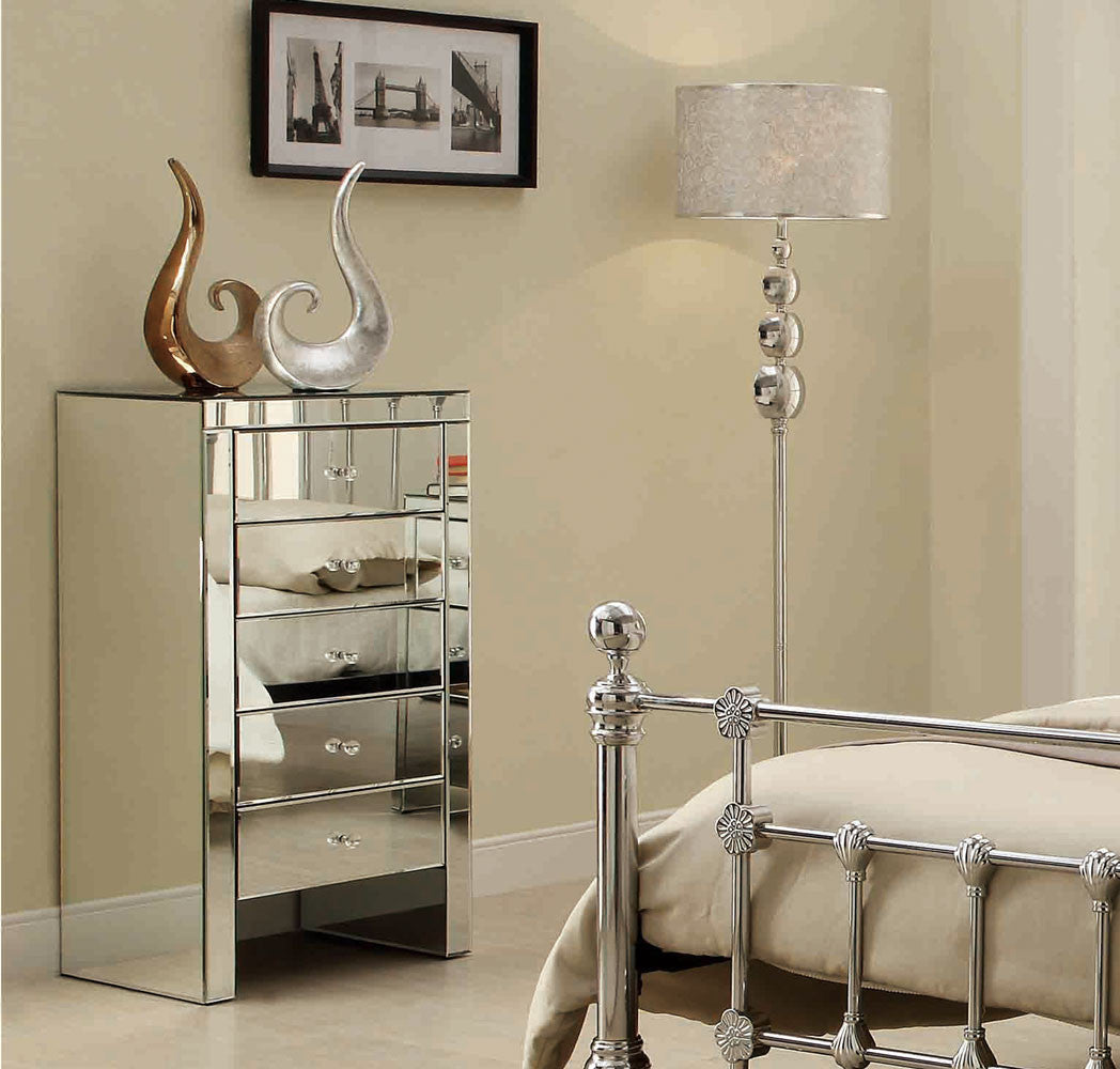 MONACO (BE-828) EXTRA WIDE TALLBOY - 1150(H) X 800(W) -CLEAR MIRROR