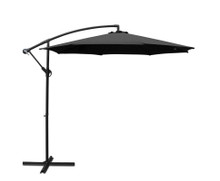 WISTERIA OUTDOOR UMBRELLA - BLACK