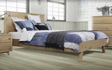 QUEEN HUDSON SCANDINAVIAN TIMBER BED - AS PICTURED