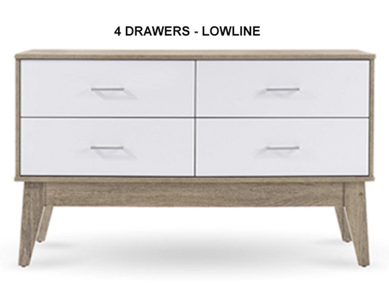 BARTEL CHEST COLLECTION - WHITE /OAK - STARTING FROM $299