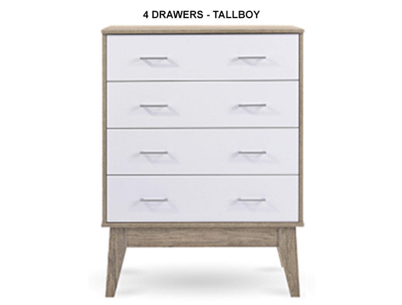 BARTEL CHEST COLLECTION - WHITE /OAK - STARTING FROM $299