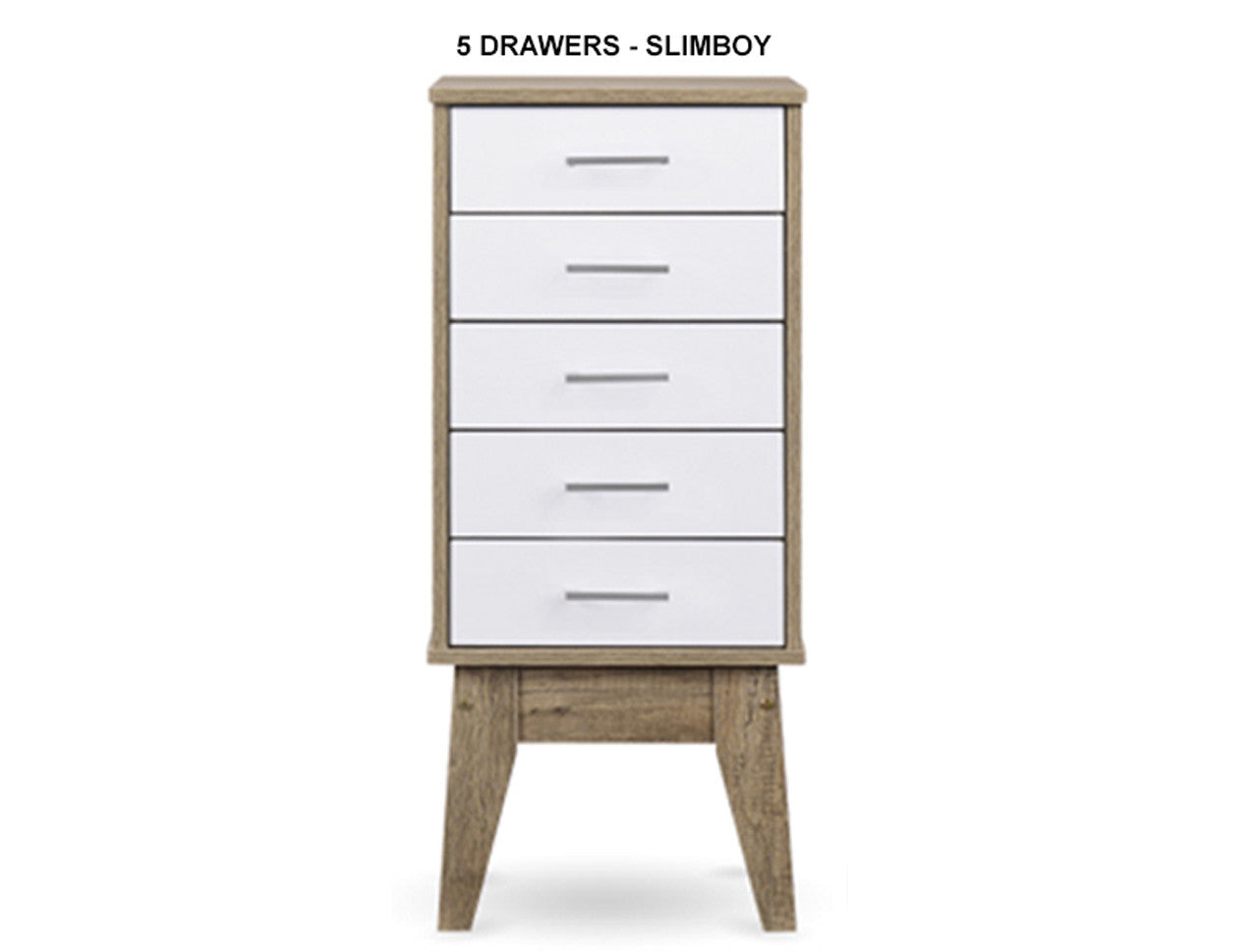 BARTEL CHEST COLLECTION - WHITE /OAK - STARTING FROM $299