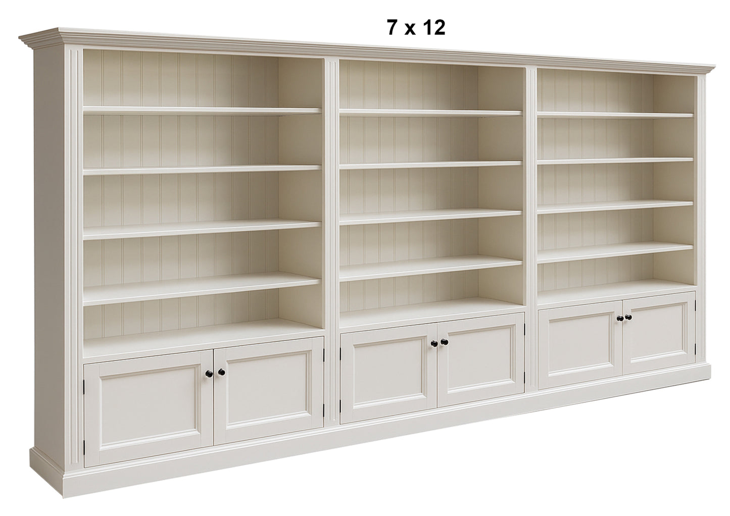 BAYSIDE (AUSSIE MADE) 6 DOOR BOOKCASE PIGEON PAIRED (4 SECTIONS) COLLECTION - ASSORTED PAINTED COLOURS - STARTING FROM $3699