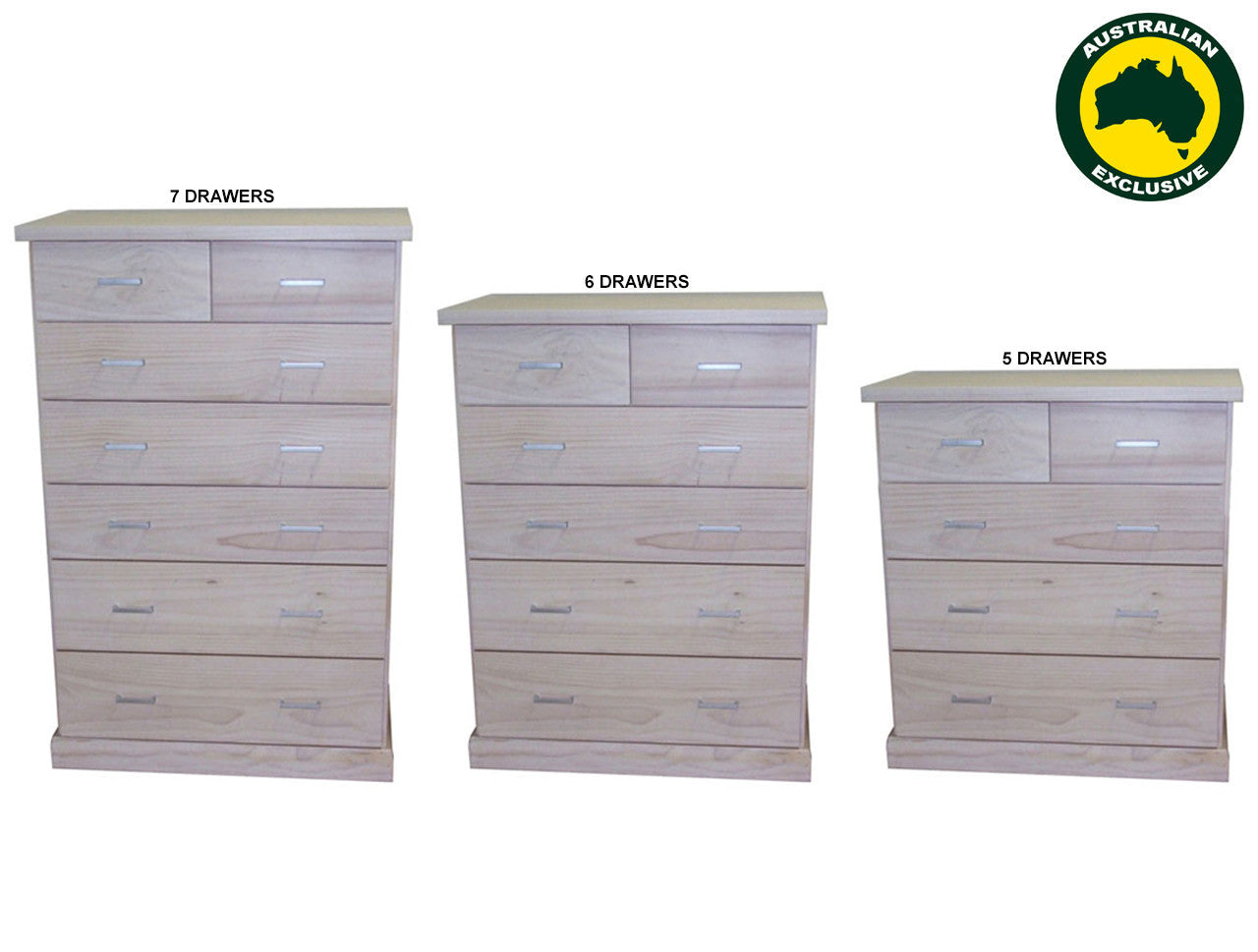 BAYSIDE (AUSSIE MADE) TALLBOY COLLECTION - ASSORTED PAINTED COLOURS - STARTING FROM $999