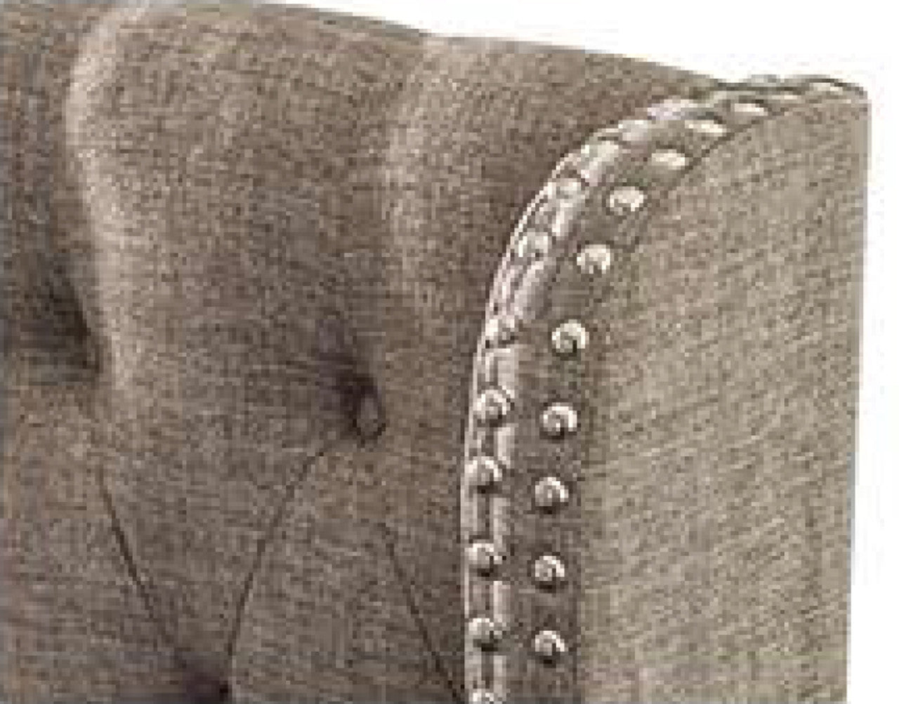 QUEEN LIVERMORE LEATHERETTE / LINEN / VELVET BED - ASSORTED COLOURS