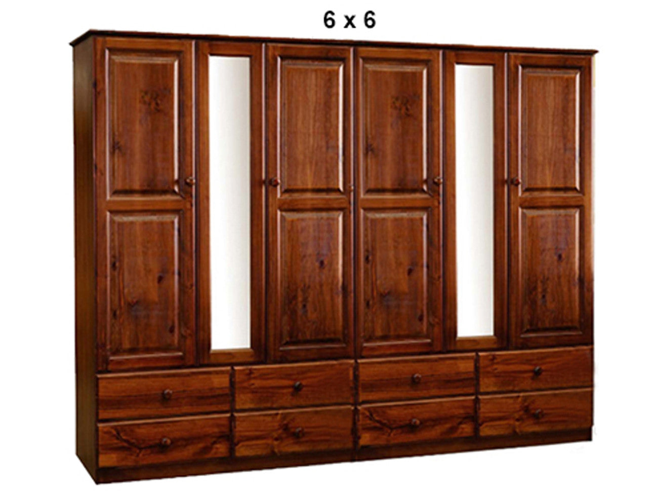 BENEDICT (AUSSIE MADE) MIRRORED WARDROBE COLLECTION - ASSORTED STAINED COLOURS - STARTING FROM $2999