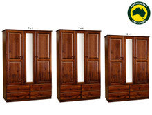 BENEDICT (AUSSIE MADE) WARDROBE COLLECTION - ASSORTED STAINED COLOURS - STARTING FROM $2299